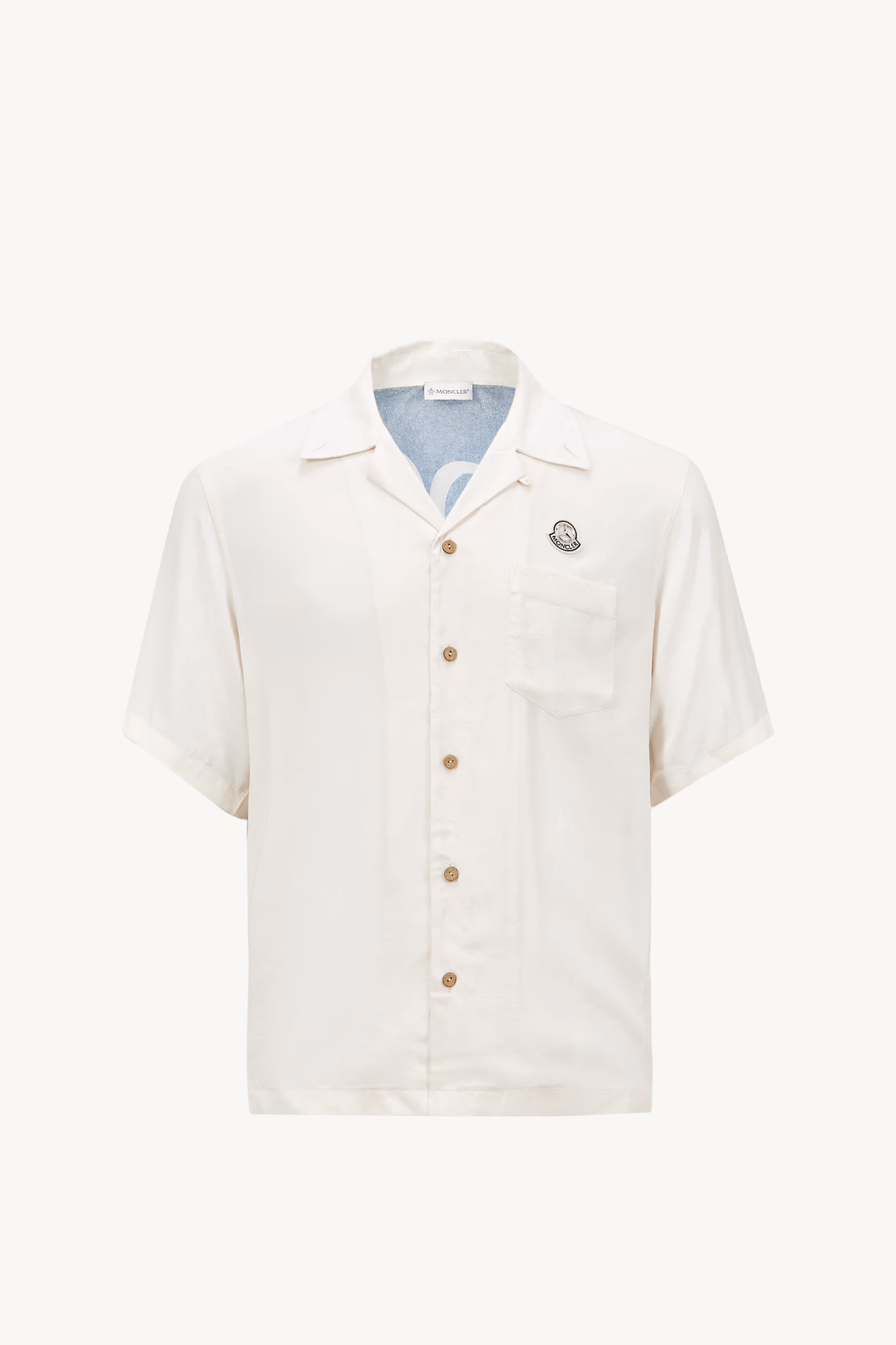Camisa de satén Moncler x Mercedes-Benz de NIGO Hombre Blanco Moncler 2